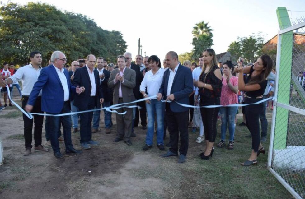 Inauguración de varias obras en los festejos de San Pedro de Guasayán