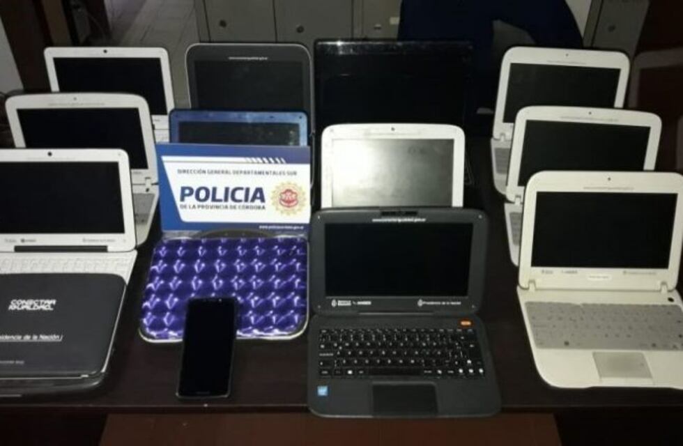 Río Cuarto: recuperaron 12 notebooks robadas a una escuela Proa