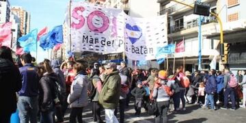Organizaciones sociales se manifestaron en el centro de la ciudad