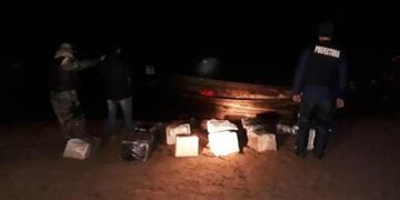 Incautaron 300 kilos de marihuana en Puerto Iguazú\u002E (Foto: El Territorio)