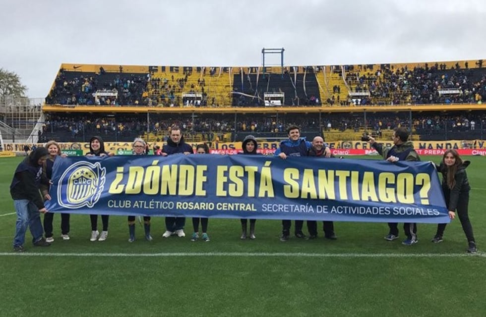 Central se sumó al reclamo por la aparición de Santiago Maldonado antes de jugar con San Lorenzo