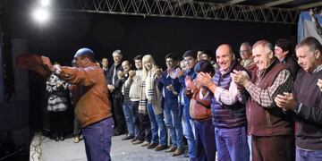 Trancas: presentaron la candidatura Roberto Moreno a intendente\u002E (Twitter @OsvaldoJaldo)