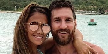 Messi y Antonela en la luna de miel