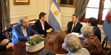 Representantes de universidades de Nuevo Cuyo se reunieron con Sergio Casas