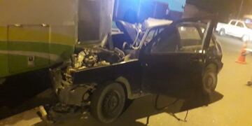 se incrustó en una casa rodante