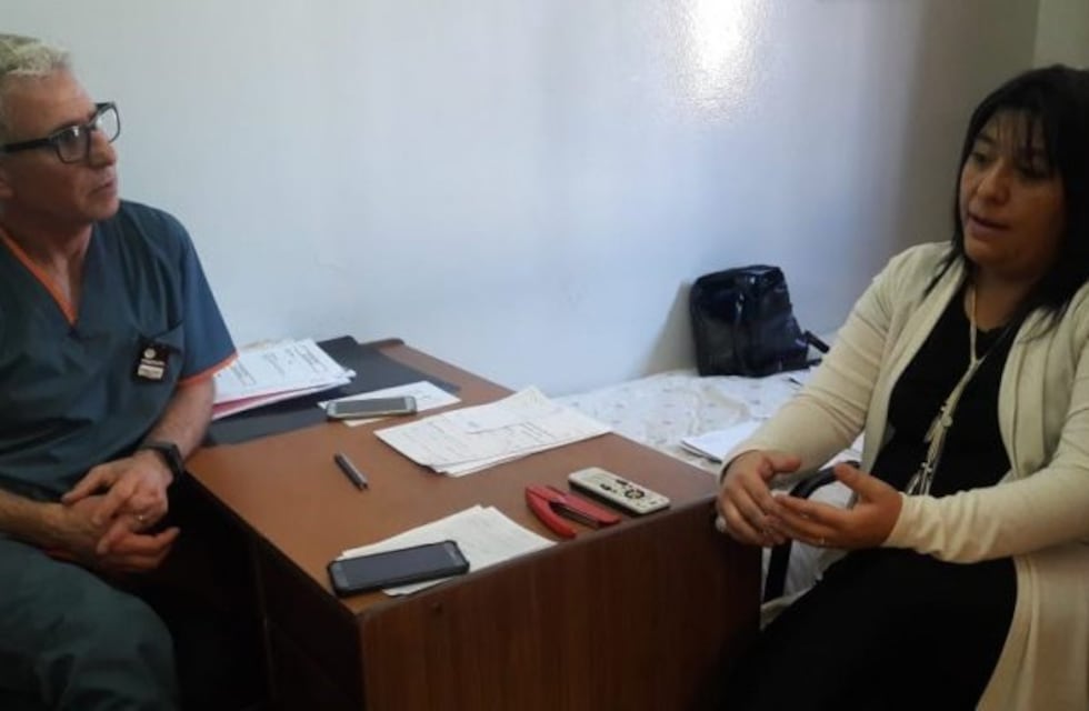 Millamán visitó el Santa Teresita para analizar la situación del hospital