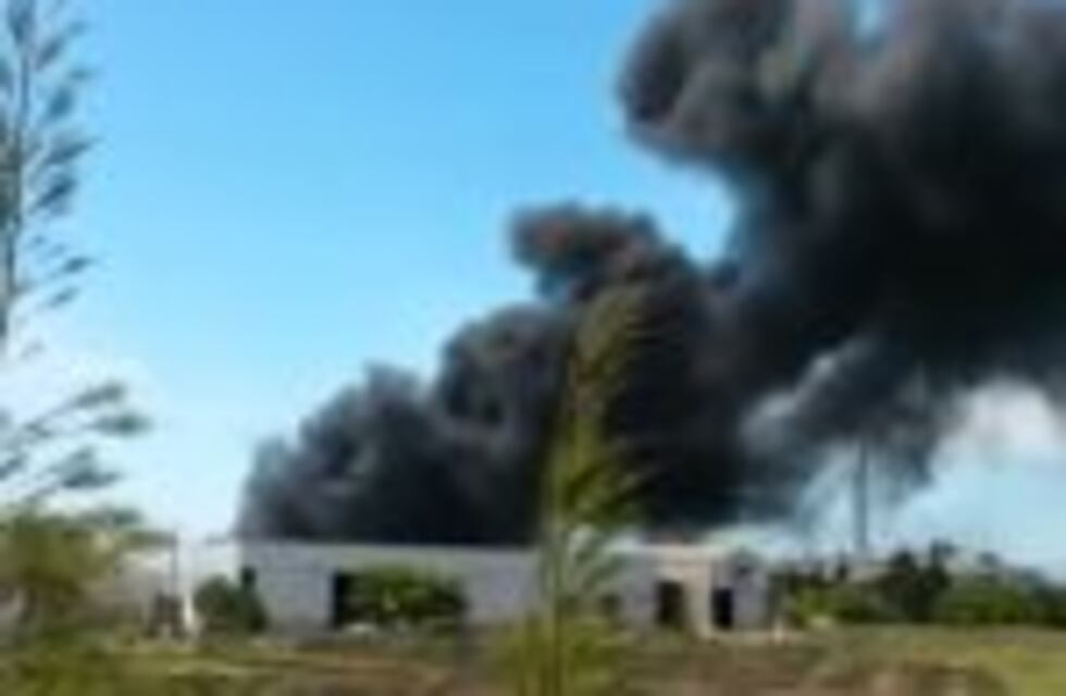 Se incendió una fábrica metalúrgica en Batán