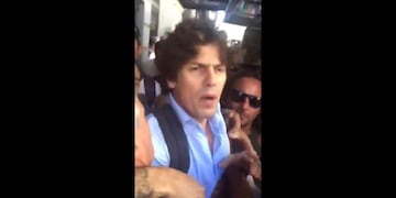 Así agredieron a Martín Lousteau en el Banco Provincia\u002E (Captura de pantalla)