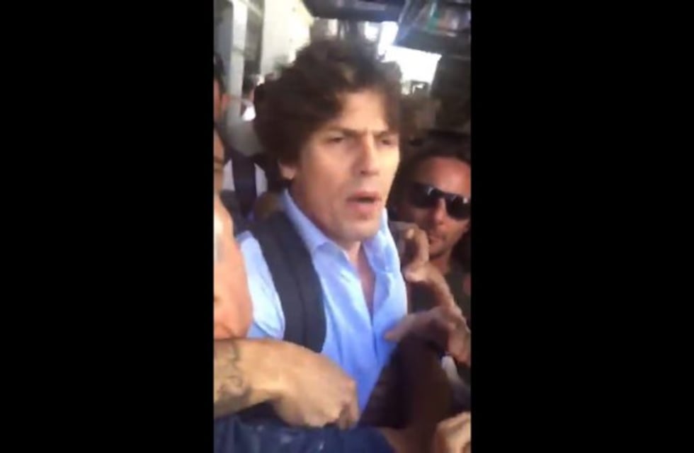 Así agredieron a Martín Lousteau en la calle