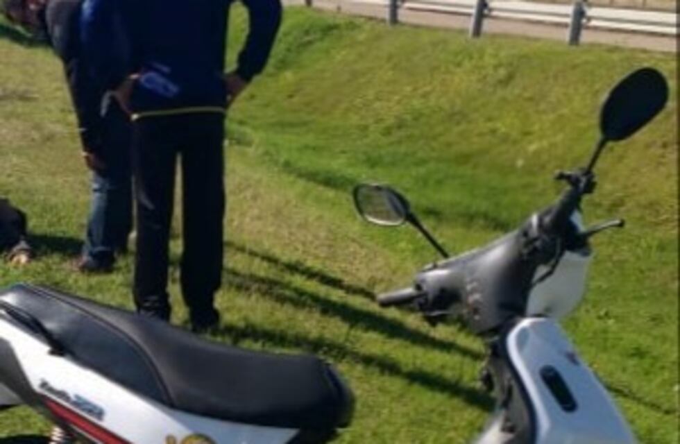 Motociclista sufrió politraumatismos tras accidente en la Ruta 5
