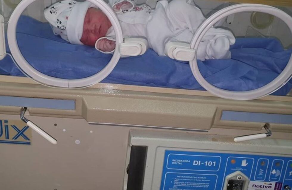 En Arroyito Jazmín Gigena es la primera bebé de 2020