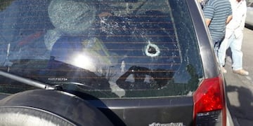 El auto baleado\u002E