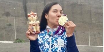 Mariela Delgado de Misiones\u002E Obtuvo el oro en la carrera rutera de paraciclismo en los juegos de Lima\u002E (MisionesOnline)