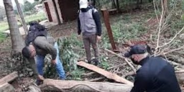 Apeo ilegal en el barrio 200 Hectáreas
