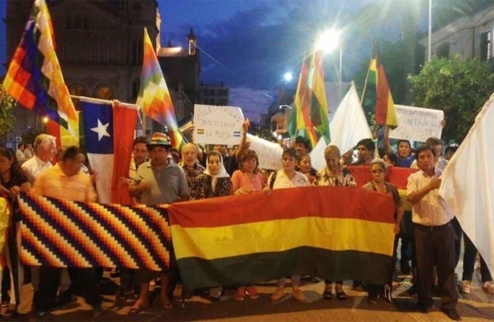 Realizaron marcha  contra violencia en Bolivia y Chile