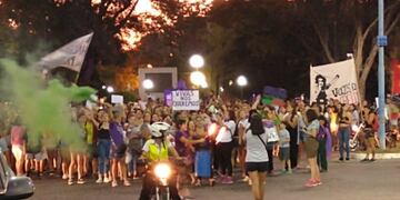 Movilización por el Día de la Mujer en Rafaela