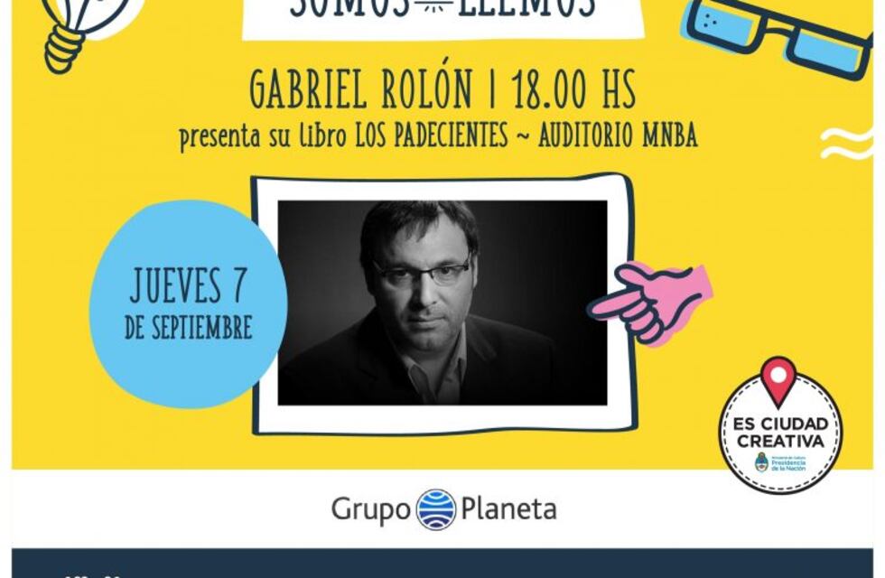 La Feria del Libro sigue convocando y mañana se presenta Gabriel Rolón
