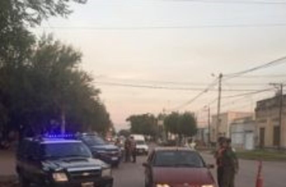 La policía realizó importante operativo saturación junto a Gendarmería en Marcos Juárez