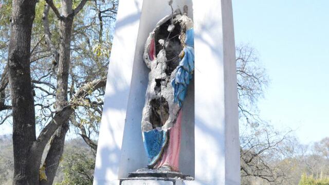 Destruyeron una imagen sagrada en San Pedro de Jujuy