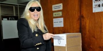 Susana Giménez fue a votar y al entrar al cuarto oscuro se confundió de puerta (Foto: web)