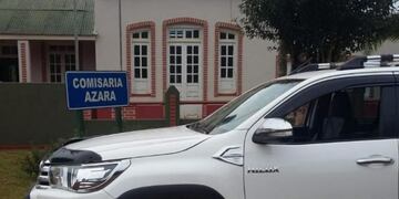 Camioneta utilizada por el presunto autor material del hecho\u002E