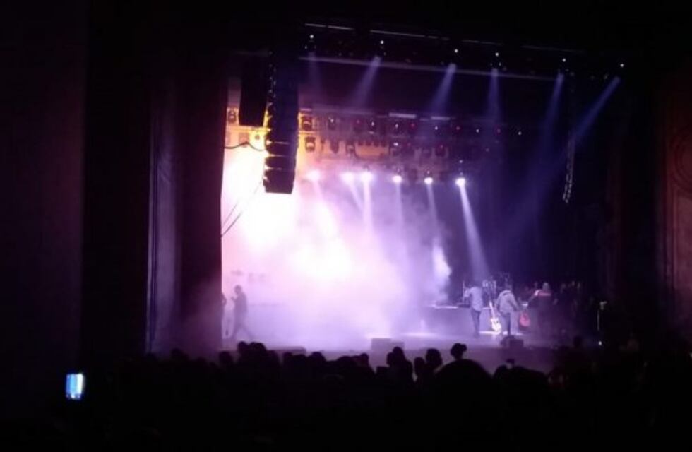 Hubo un principio de incendio durante el show de Diego Torres en Salta