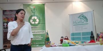 Iris Civardi, una de las referentes del proyecto que se materializó en la Eco Tienda\u002E