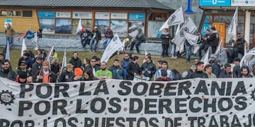 Marcha Sindicatos Ushuaia
