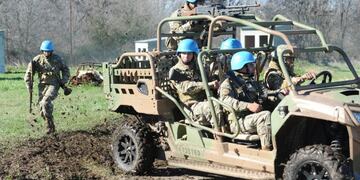 Ejercicios realizados en el Lago Uruguaí con participación de la Conferencia de Ejércitos Americanos\u002E (EFE) Imagen ilustrativa\u002E