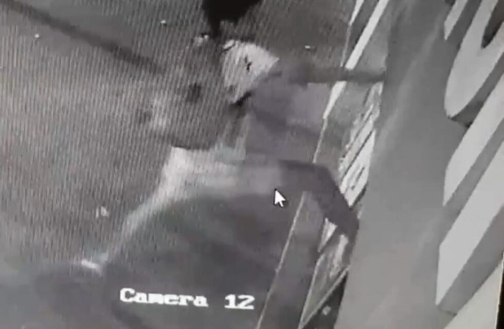 Video: escrachan a joven que a las patadas trató de ingresar a un comercio en zona norte