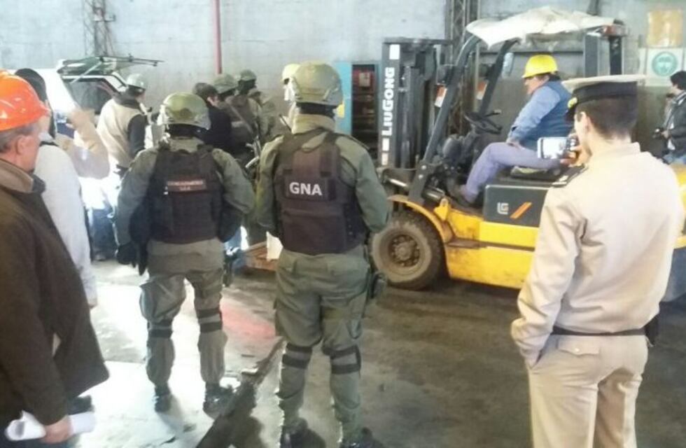 Gran despliegue de fuerzas de seguridad para incinerar media tonelada de estupefacientes en el cordón industrial