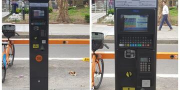 Renovaron las máquinas de estacionamiento medido
