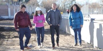 Continúa la obra de saneamiento del arroyo Durán en Neuquén