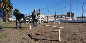 Comenzaron los trabajos en la nueva tribuna visitante de Sporting
