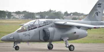 Aviones de la Fuerza Aérea irrumpieron en el cielo de Mar del Plata (Foto: Web)