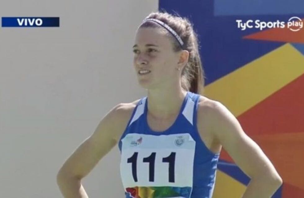 Odesur 2018: Vicky Woodward, finalista en los 100 metros