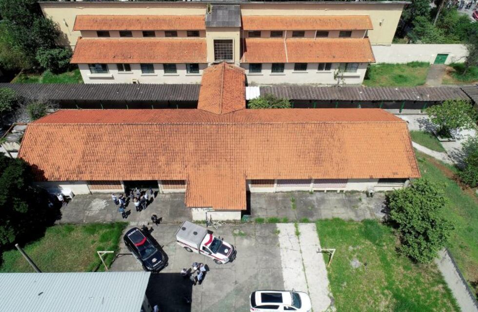 Imágenes muy sensibles: el momento del tiroteo en el colegio de Brasil