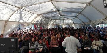 Adriana Abaca fue una de las representantes locales en el congreso internacional que se llevó a cabo en la provincia de San Juan\u002E (Facebook)