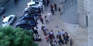 El edificio de la ex Aduana fue desalojado este miu00e9rcoles.