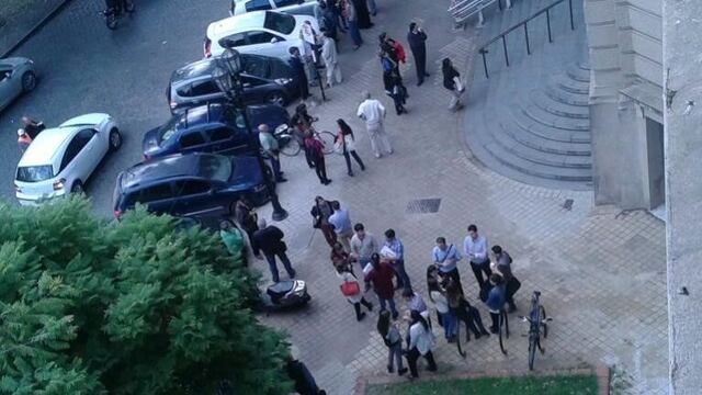 El edificio de la ex Aduana fue desalojado este miu00e9rcoles.