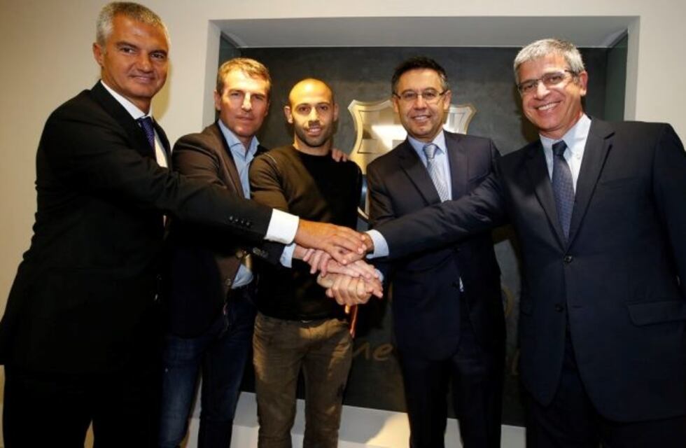 Mascherano firmó la renovación de su contrato con el Barcelona hasta el 2019