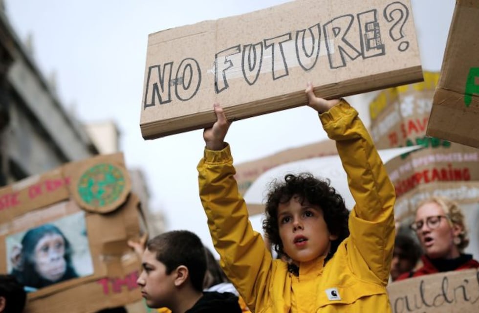 Los carteles más originales de la  manifestación contra el cambio climático