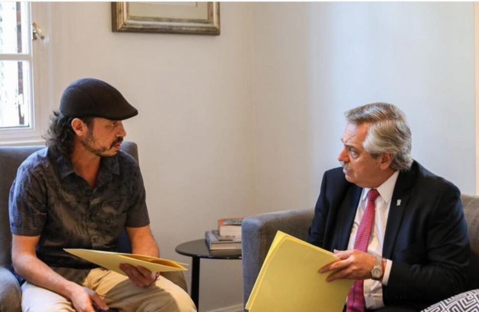 Alberto Fernández se reunió en Olivos con Nacho Levy, referente de "La Garganta Poderosa"