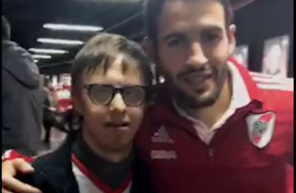 El sueño de Rafa no termina: estuvo con los jugadores de River Plate