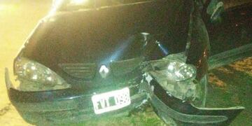 Terminó dentro de una zanja por conducir borracho