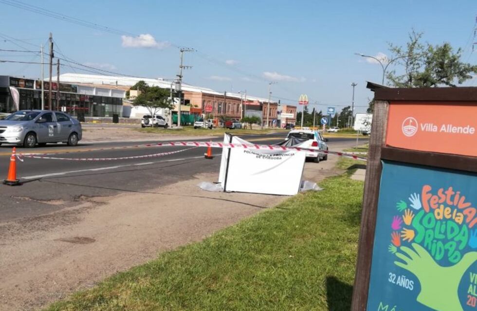 Un muerto en un accidente en el ingreso a Villa Allende por Luchesse