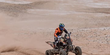 El piloto de Santa Rosa de Calamuchita se quedó con la Cuarta Etapa en l categoría Quads\u002E