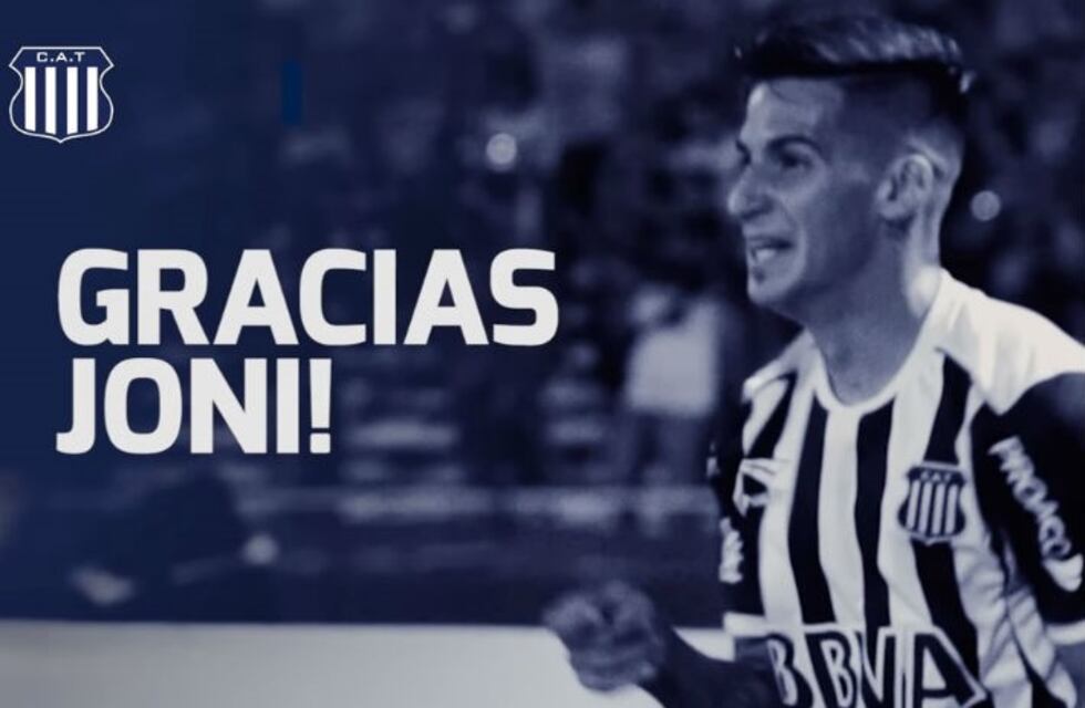 Así despidieron a Jonathan Menéndez en Talleres