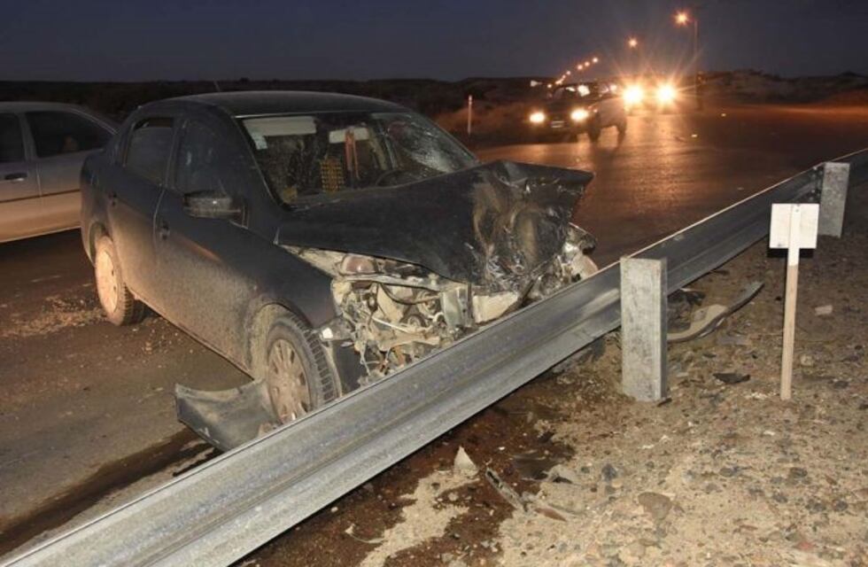 Un hombre perdió la vida en choque frontal entre Km 8 y Caleta Córdova