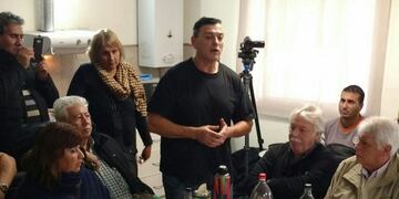 Dirigentes gremiales se reu00fanen en la CGT Rodru00edguez Peu00f1a\u002E